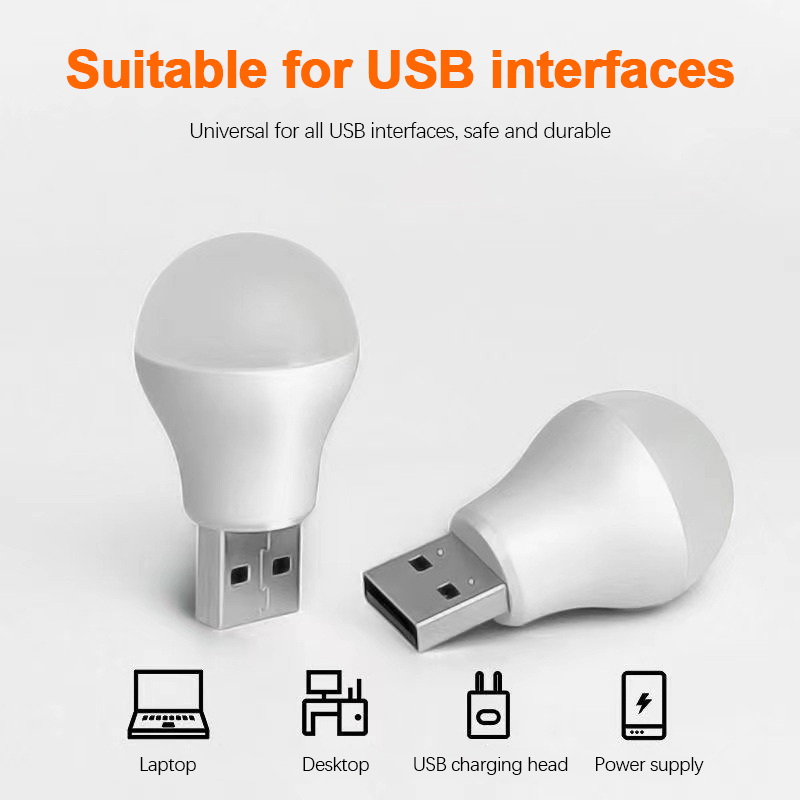 Baby Nursery Light Fixture - 1-5pcs LED Night Light Mini USB