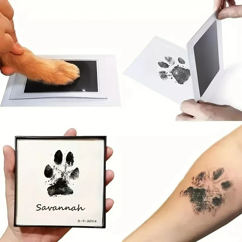 Footprint Ink Kit - 1/2 Set Pet Handprint Footprints Ink