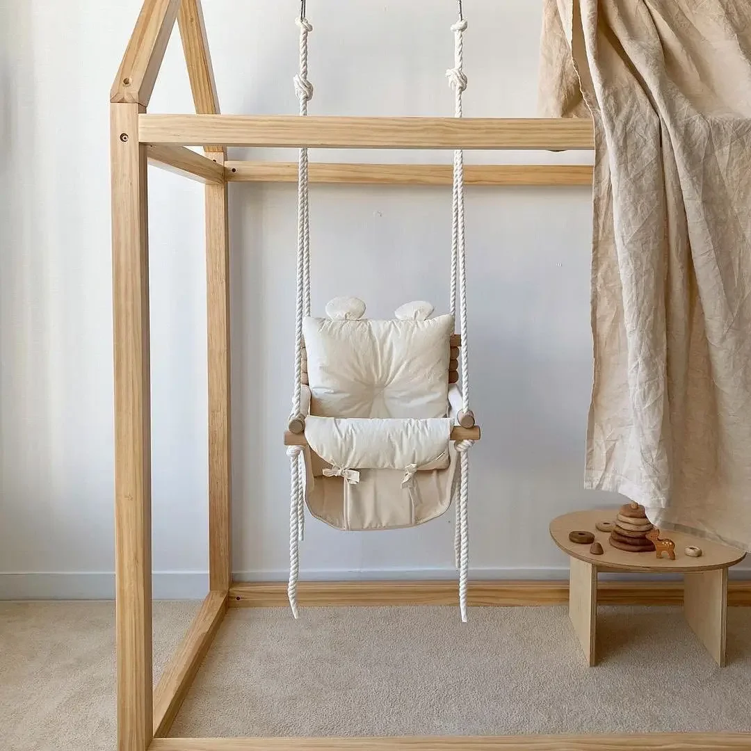 Baby Nursery Basket - Baby Indoor Hanging Swing Infant Gear