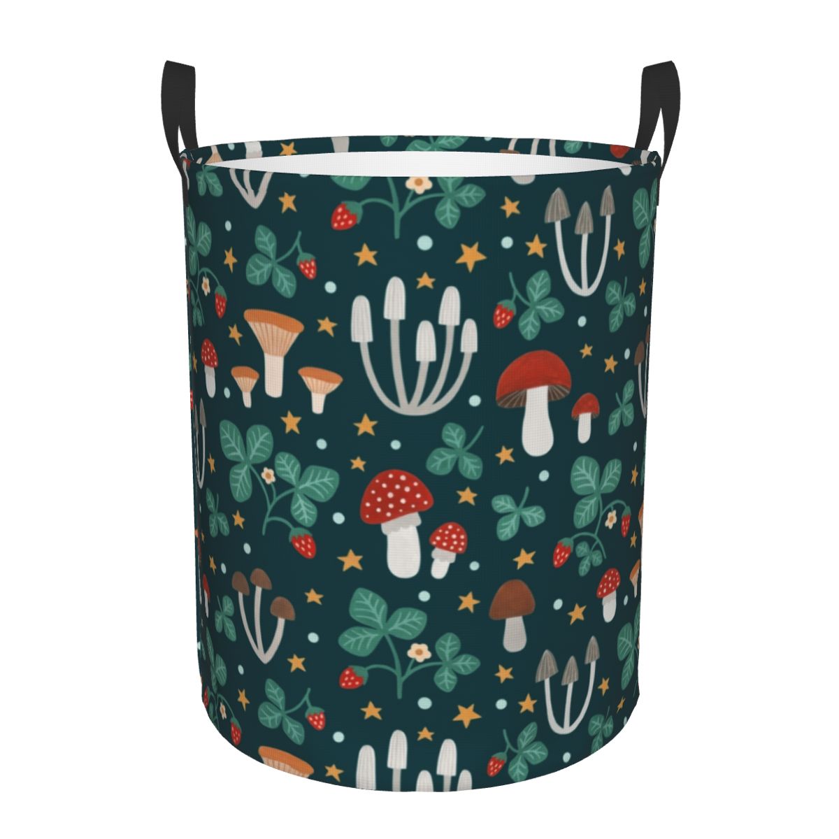 Baby Nursery Basket - Magic Forest Laundry Basket Collapsible Psychedelic