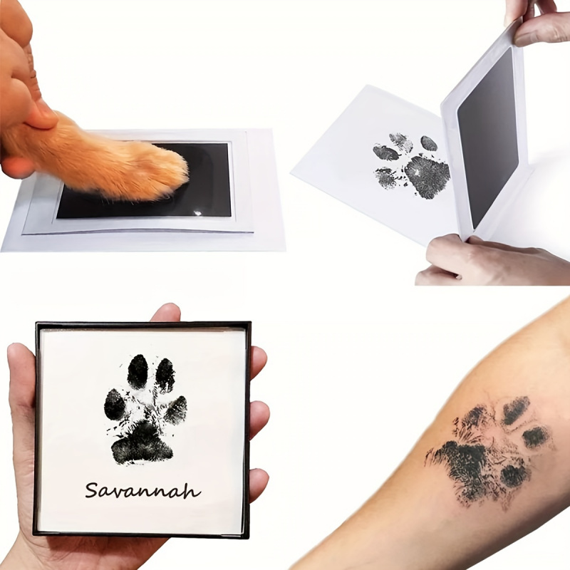 Footprint Ink Kit - Pet Paw Print Keepsake Kit -