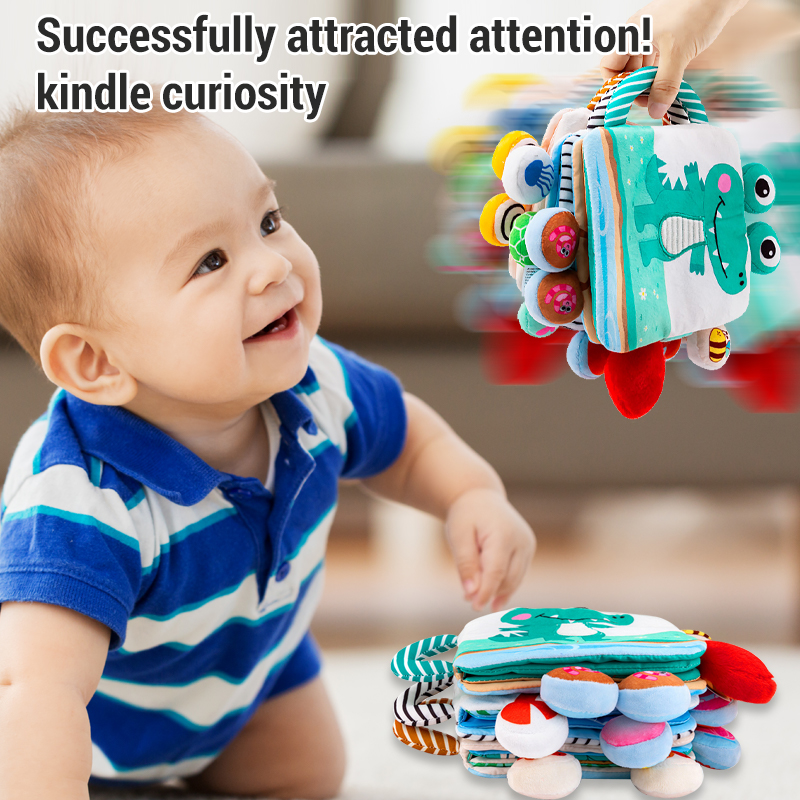 Baby Nursery Books - 0-36 Months Baby 3D Cloth Book
