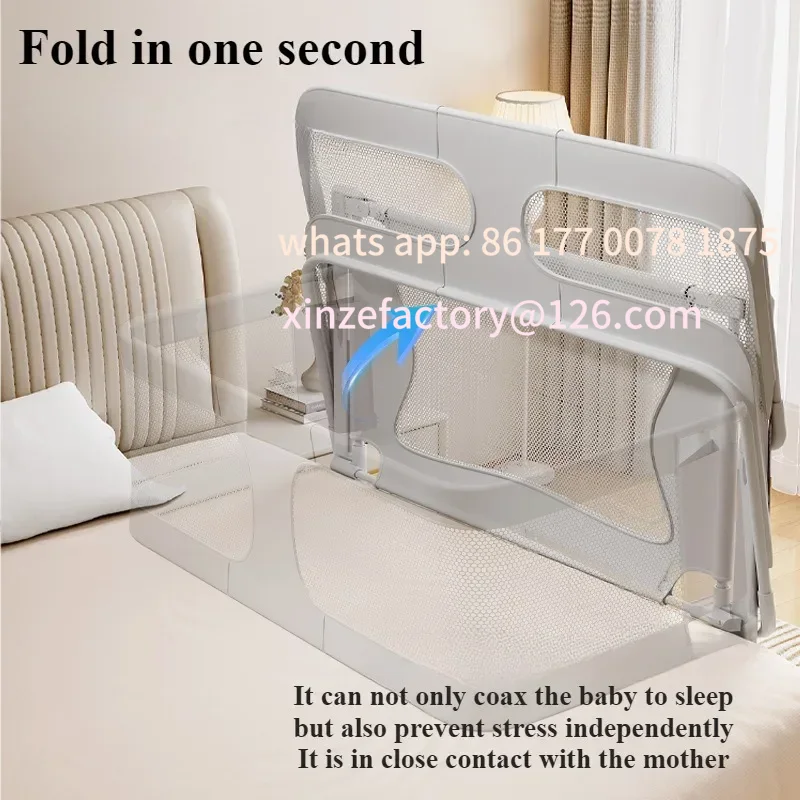 Bassinet Bedside Sleeper - Customizable Baby Bedside Sleeper Foldable Bed