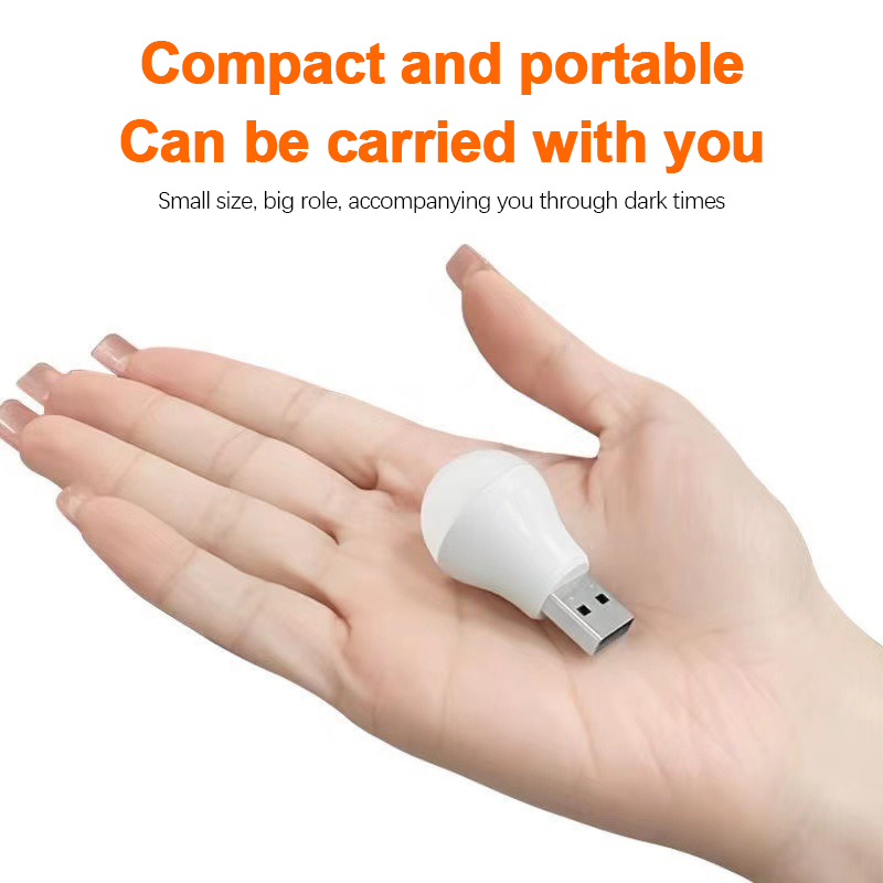 Baby Nursery Light Fixture - Mini USB Dimmable LED Night Light