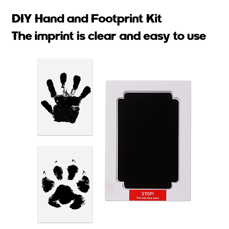 Footprint Ink Kit - Non Toxic Baby Hand Footprint Ink