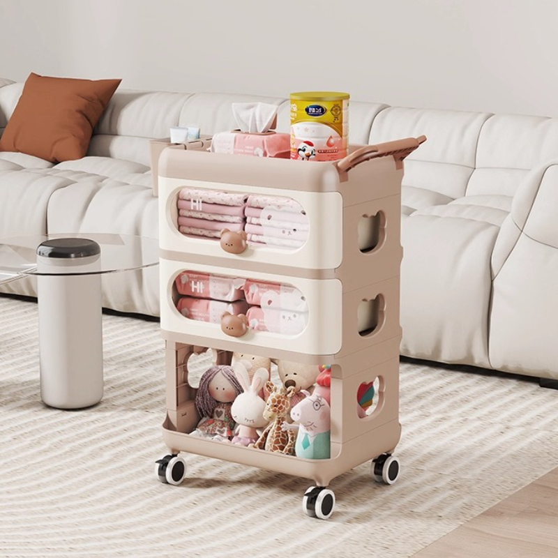 Baby Nursery Cart - ‌Baby Storage Organizer, Multi Tier Nursery