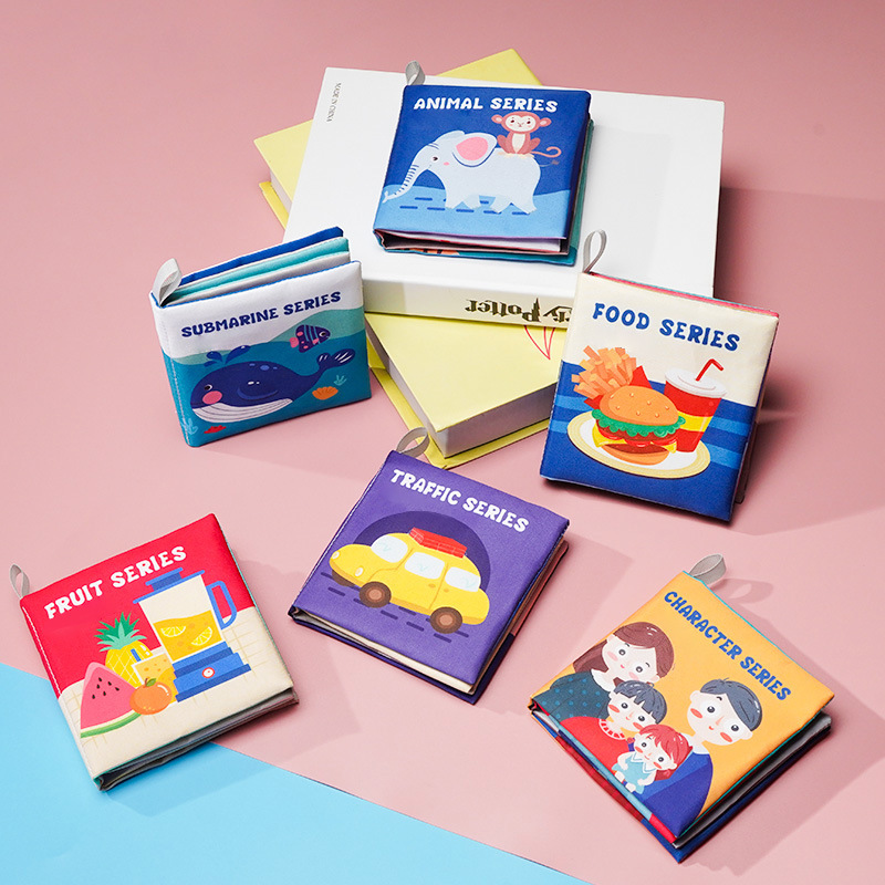 Baby Nursery Books - Washable Fabric Books Newborn Baby Educational