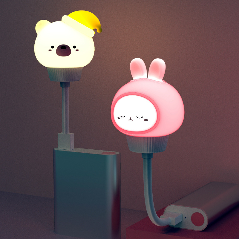 Baby Nursery Light - USB Night Light LED Cute Cartoon