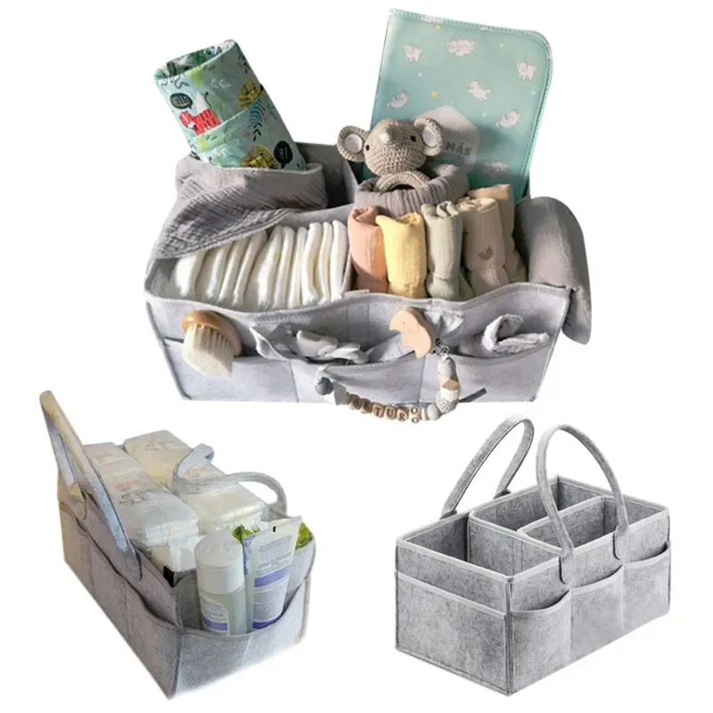 Baby Nursery Organization Ideas - 38*23*18cm Baby Diaper Caddy Organizer Portable