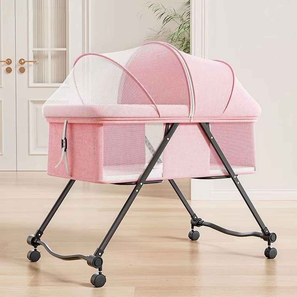 Bassinet Bedside Sleeper - Portable Bassinet Cover with Mosquito Net