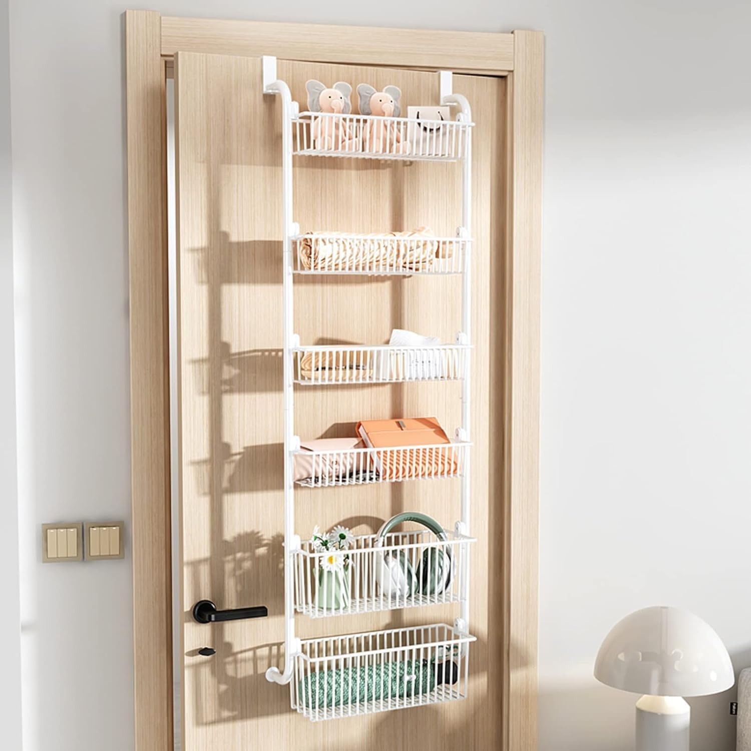 Baby Nursery Organization Ideas - Over Door Hanging Organizer Storage,Bathroom Baby