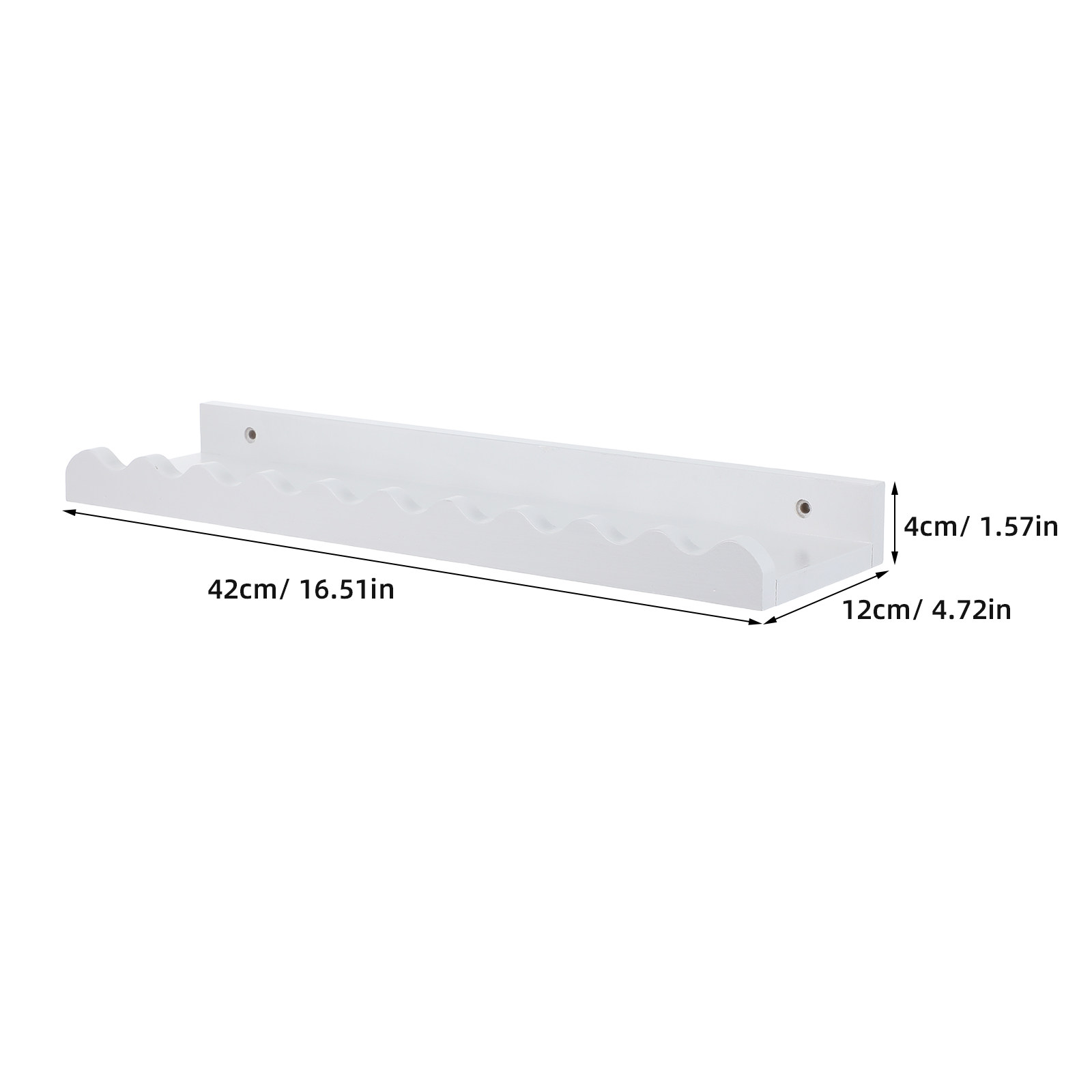 2Pcs Nursery Wood Wall Shelves - Baby Nursery Floating Shelves ulasan dan harga