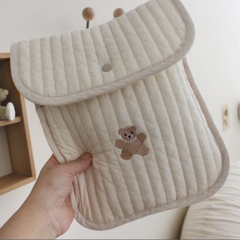 Bear Embroidery Cotton Mommy B - Baby Nursery Organization Ideas ulasan dan harga