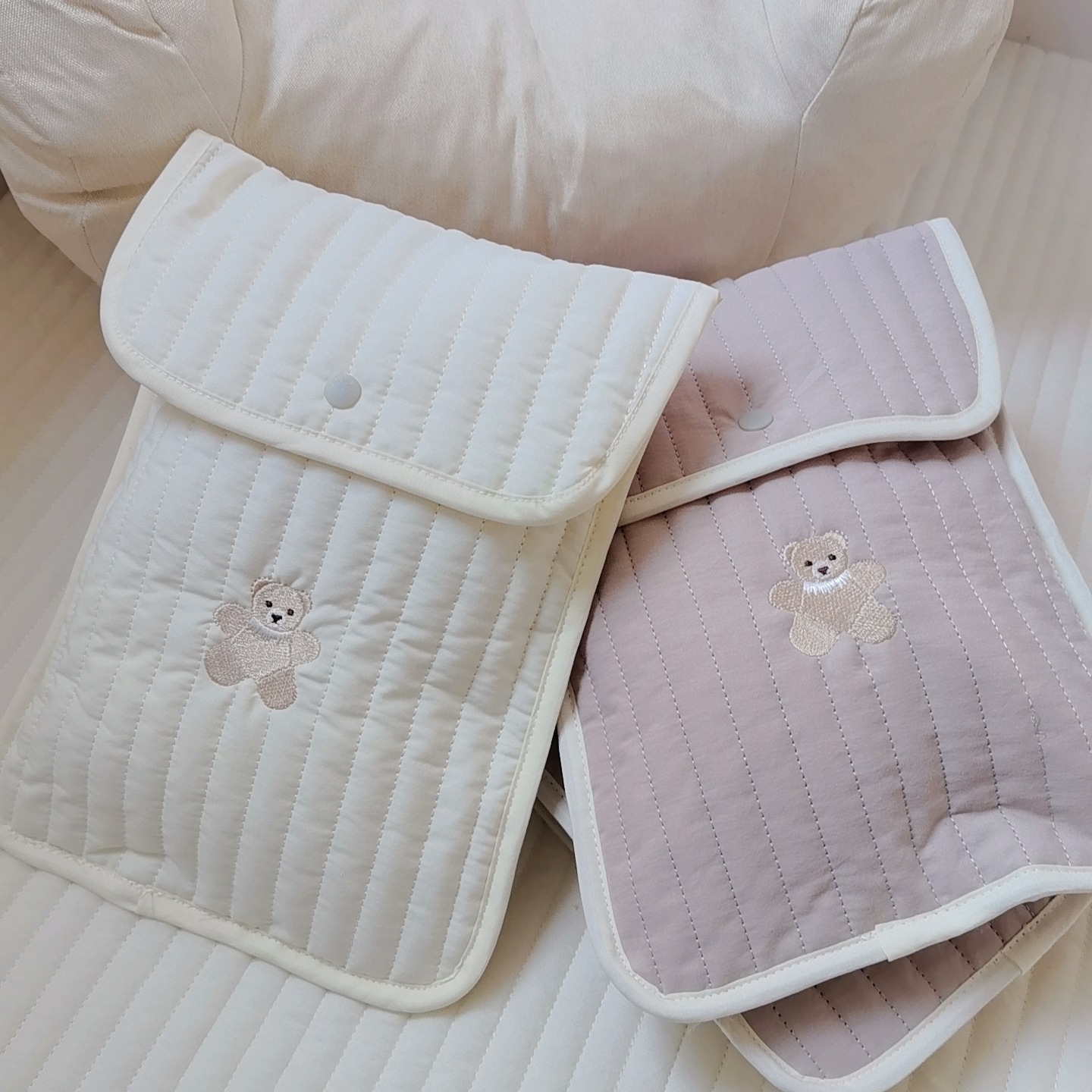 Bear Embroidery Cotton Mommy B - Baby Nursery Organization Ideas ulasan dan harga