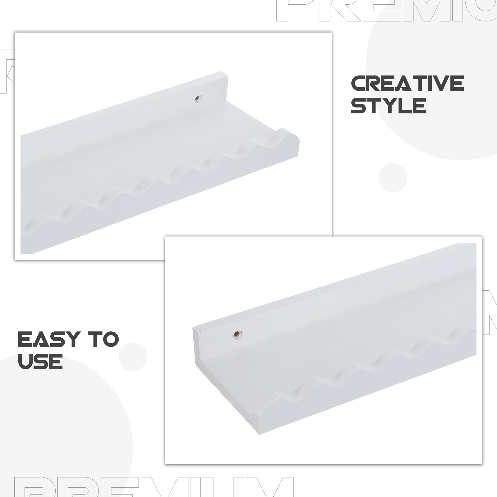 2Pcs Nursery Shelves Wood Floa - Baby Nursery Floating Shelves ulasan dan harga
