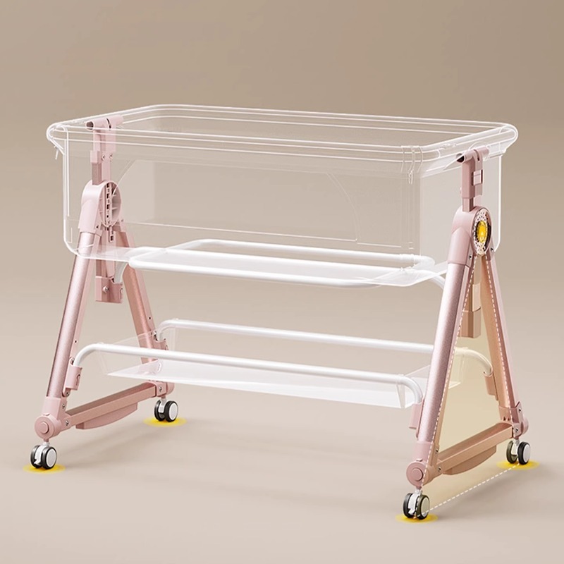 Baby Crib, Portable Splicing,  - Bassinet Bedside Sleeper ulasan dan harga