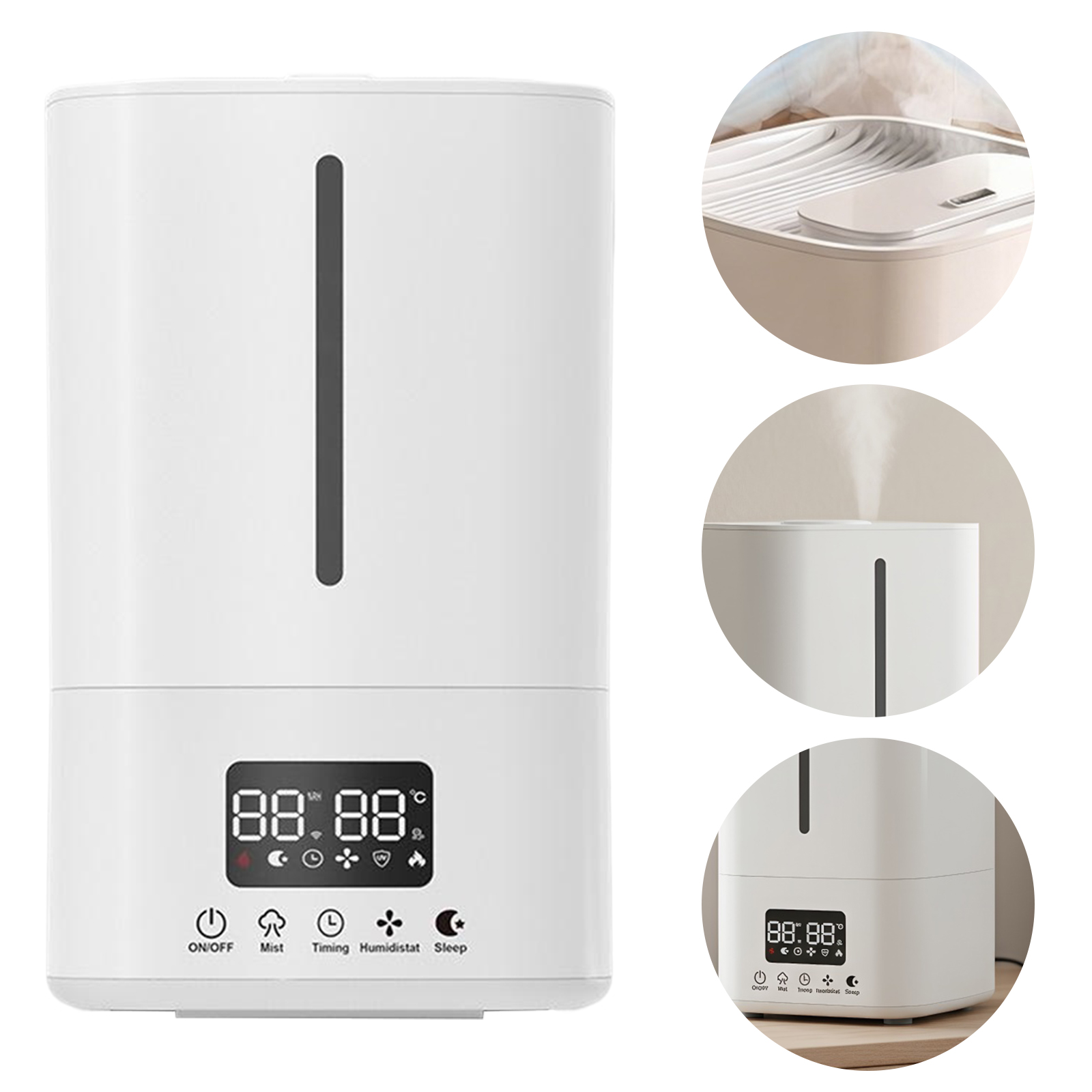 5L Smart Humidifier W/ Air Pur - Baby Nursery Air Purifier ulasan dan harga
