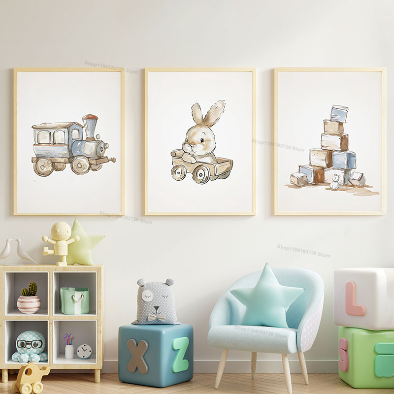 Nordic Style Cartoon Bear Hors - Baby Nursery Books ulasan dan harga