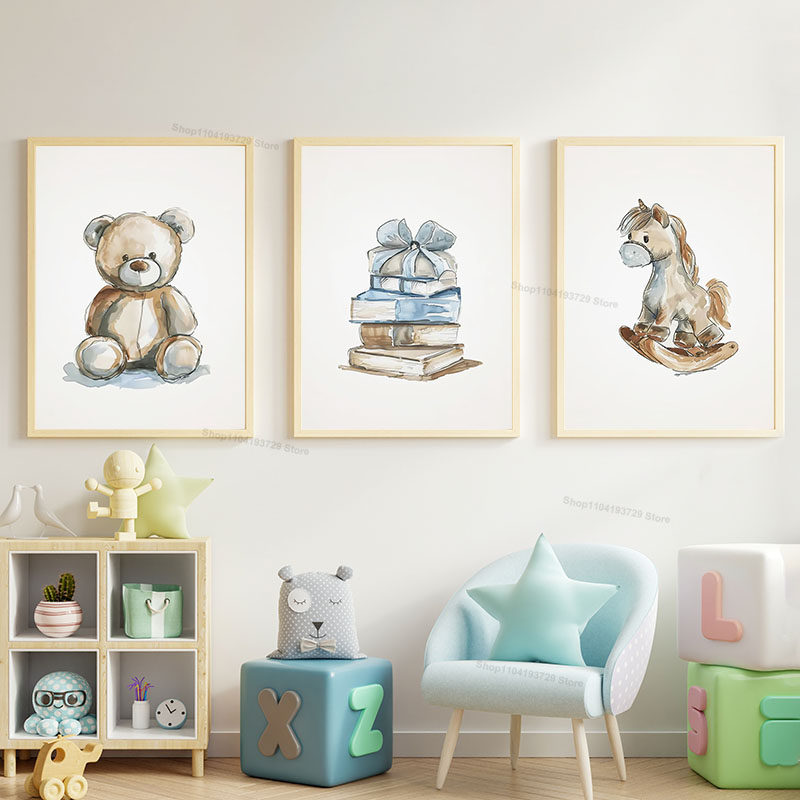 Nordic Style Cartoon Bear Hors - Baby Nursery Books ulasan dan harga