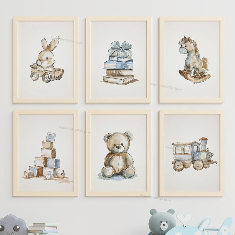 Nordic Style Cartoon Bear Hors - Baby Nursery Books ulasan dan harga