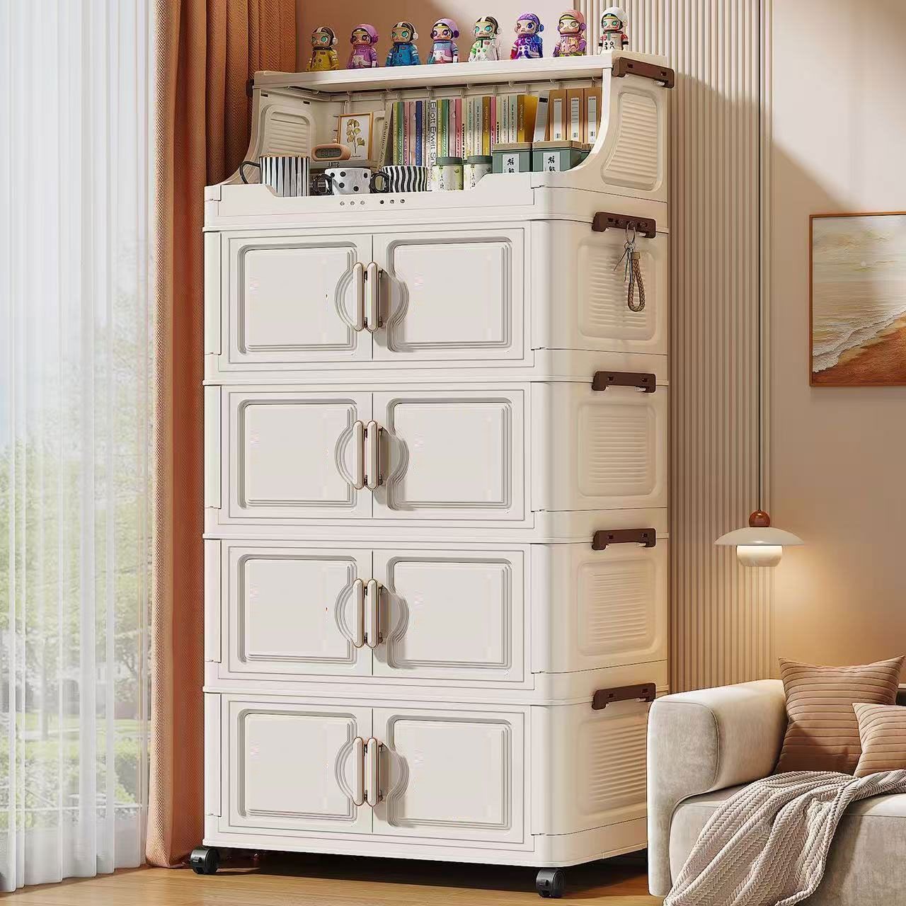 Baby Feeding Station Storage C - Baby Nursery Cart ulasan dan harga