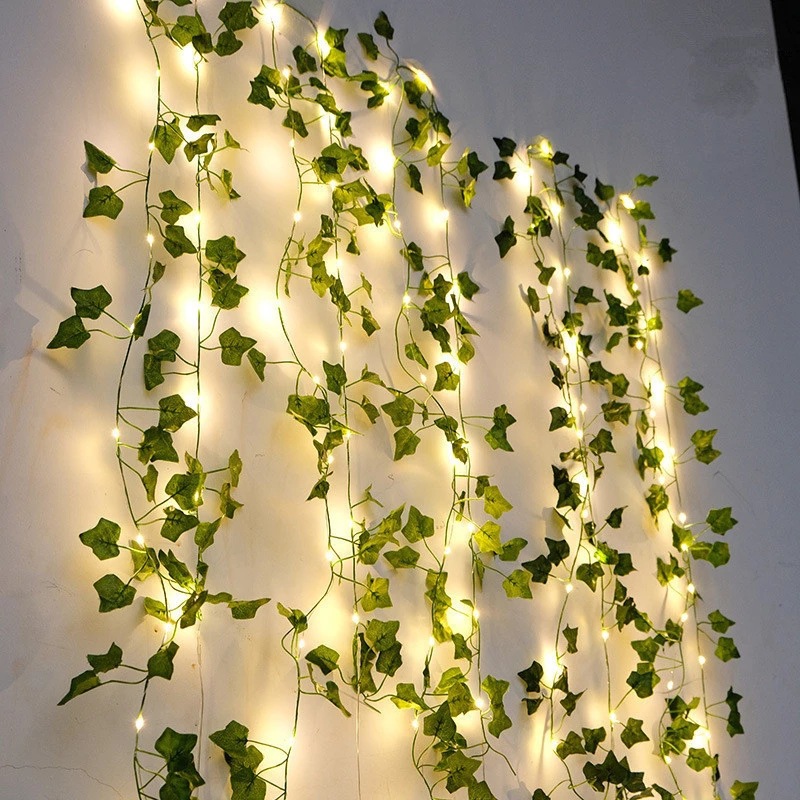 2M Green Leaf String Lights Ar - Baby Nursery Light ulasan dan harga