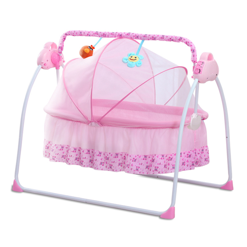 Smart Electric Baby Cradle Bed - Baby Nursery Basket ulasan dan harga