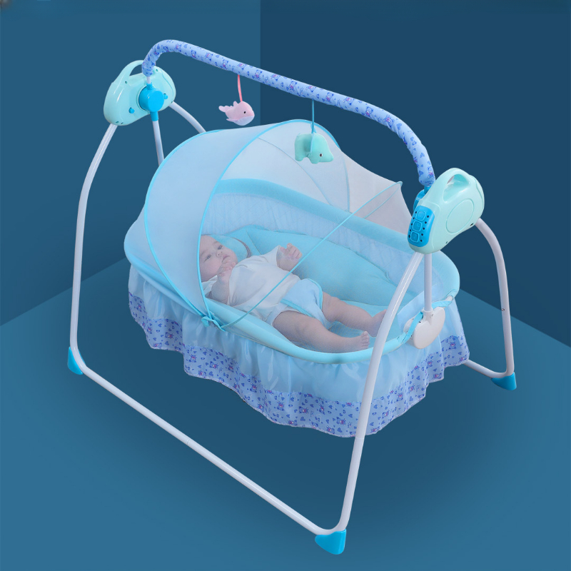 Smart Electric Baby Cradle Bed - Baby Nursery Basket ulasan dan harga