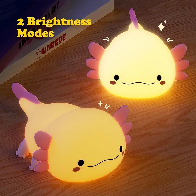 Cute Axolotl Night Light Silic - Baby Nursery Light ulasan dan harga