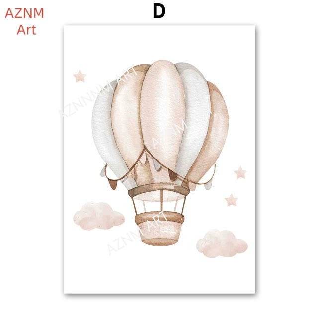 Elephant Balloon Rainbow Moon  - Baby Nursery Fabric ulasan dan harga