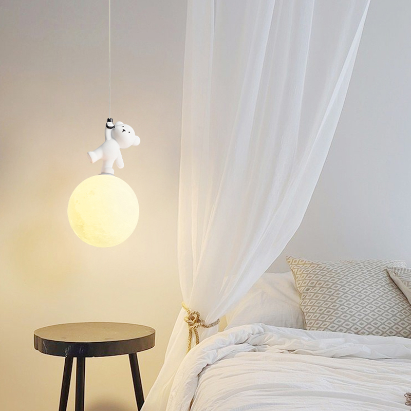 Bear Lamp Cartoon Nursery Room - Baby Nursery Light Fixture ulasan dan harga