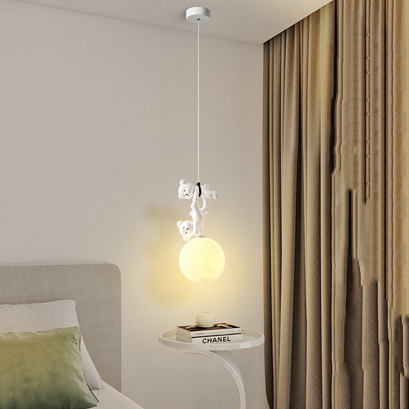 Bear Lamp Cartoon Nursery Room - Baby Nursery Light Fixture ulasan dan harga