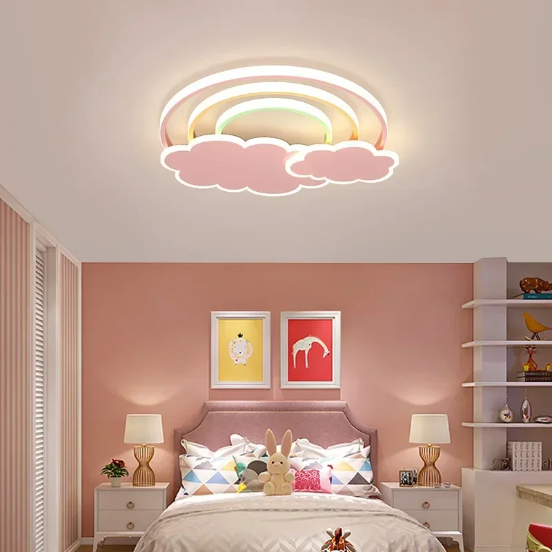 Modern Minimalist Rainbow Clou - Baby Nursery Light Fixture ulasan dan harga