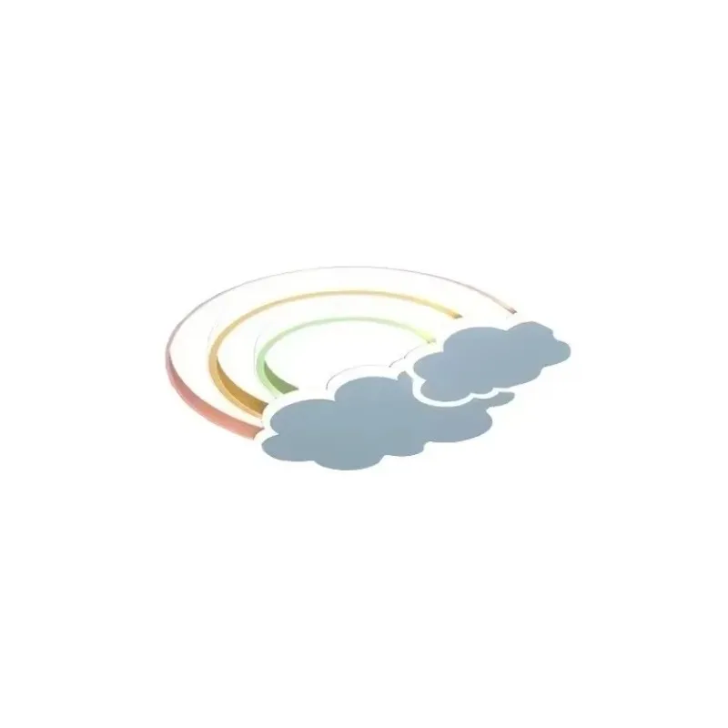 Modern Minimalist Rainbow Clou - Baby Nursery Light Fixture ulasan dan harga