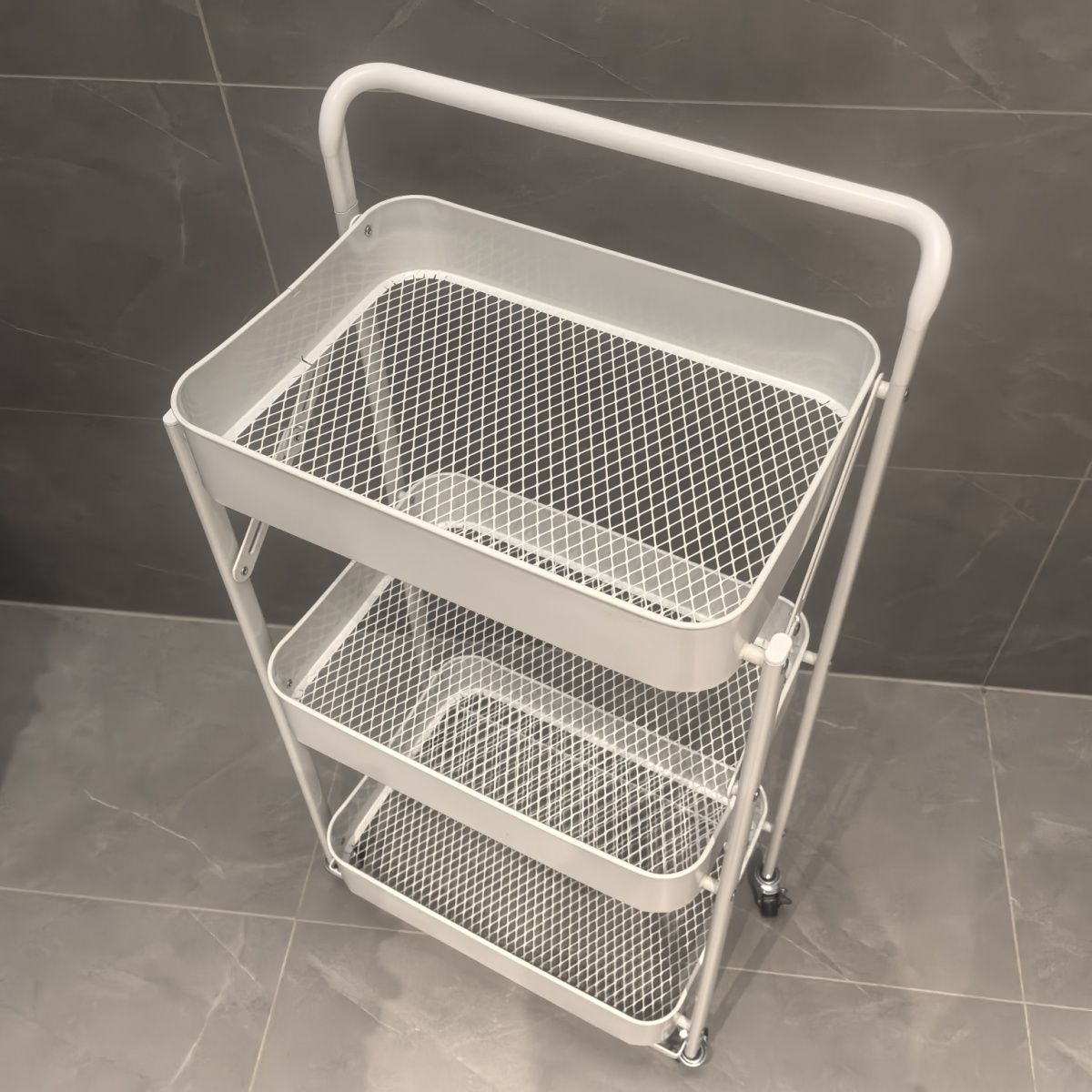 Multi-Scene Rolling Storage Ca - Baby Nursery Cart ulasan dan harga