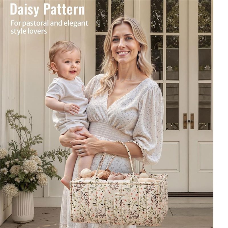 WOTT-Stylish Floral Diaper Cad - Baby Nursery Must Haves ulasan dan harga