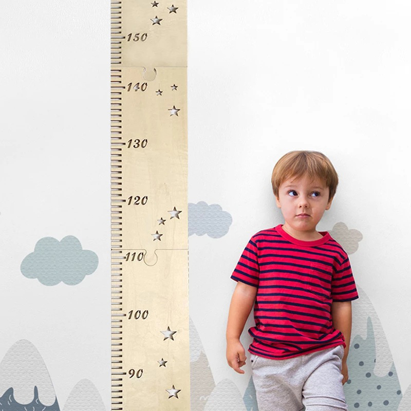 5 Sheets Nordic Wooden Kids He - Baby Nursery Wall Mural ulasan dan harga