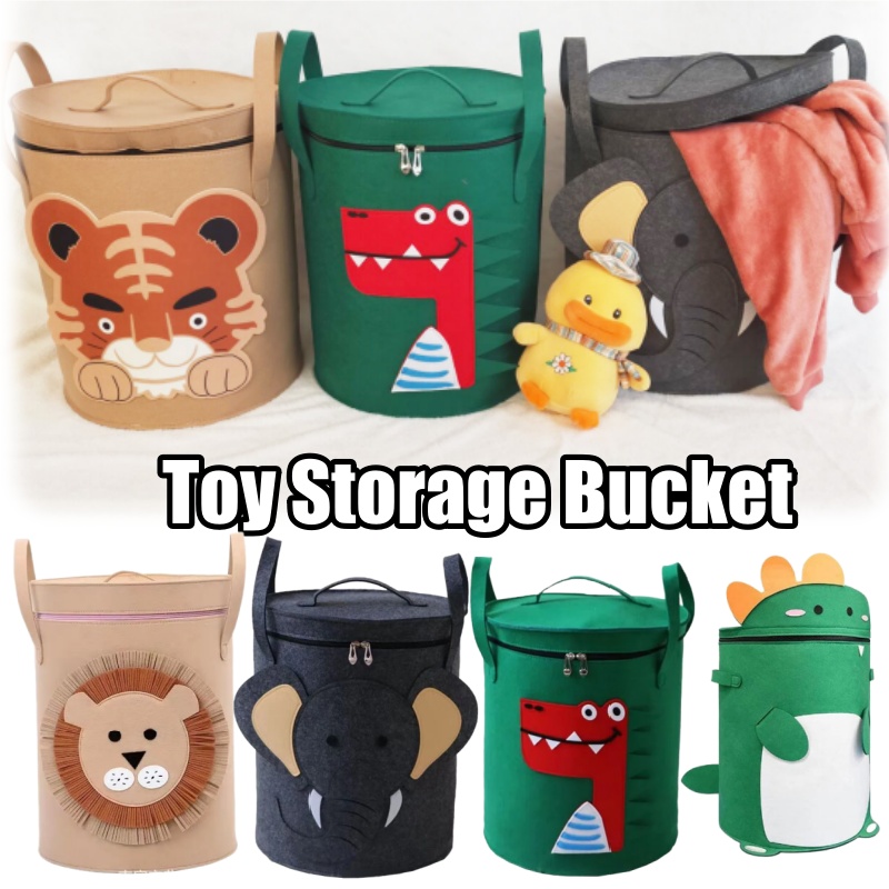 Cartoon Animal Storage Baskets - Baby Nursery Basket ulasan dan harga