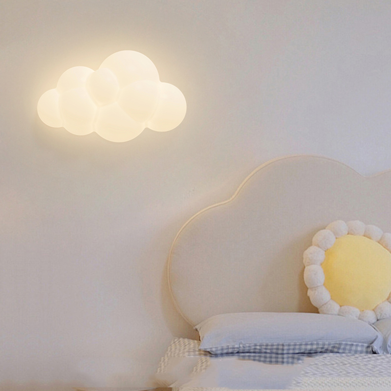 White Cloud Wall Lamps for Chi - Baby Nursery Light ulasan dan harga