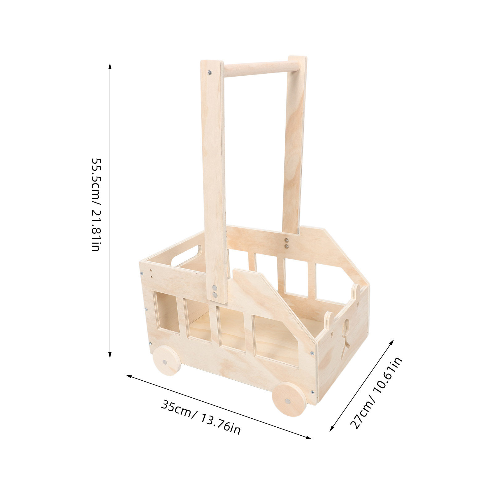 Wooden Baby Shower Crate Close - Baby Nursery Basket ulasan dan harga