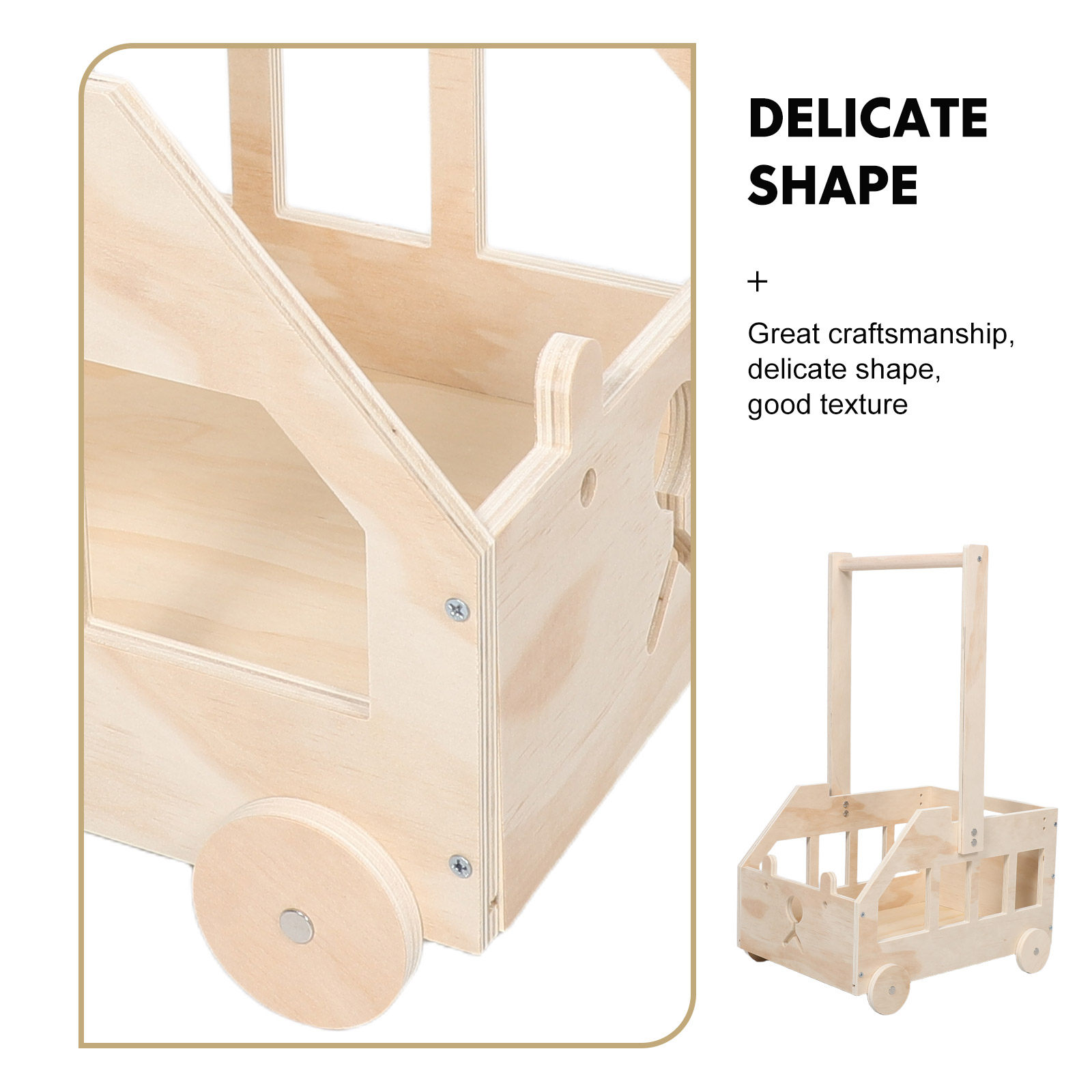 Wooden Baby Shower Crate Close - Baby Nursery Basket ulasan dan harga