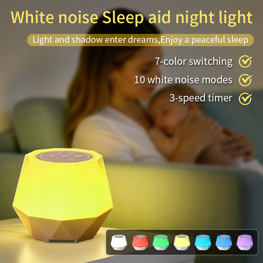 7 Colors White Noise function  - Baby Nursery Light ulasan dan harga