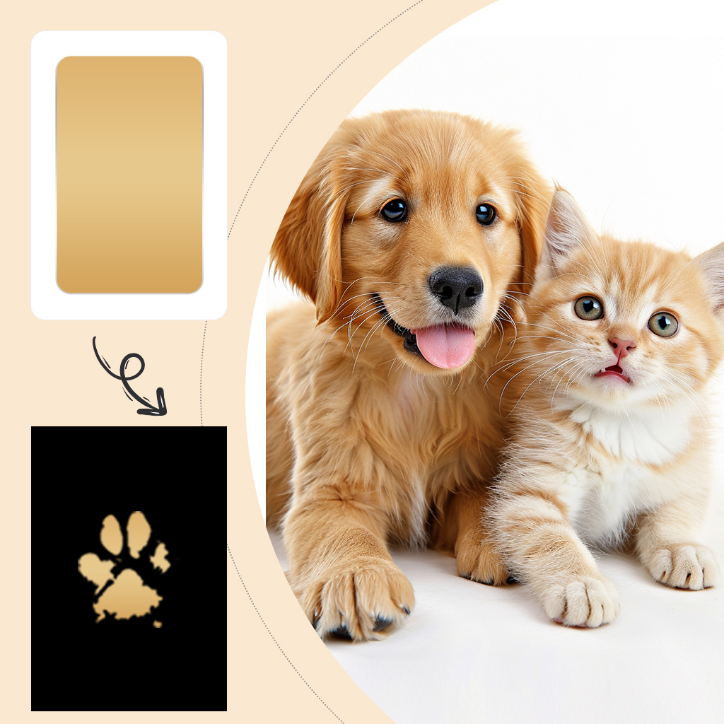 1/2 Set Pet Handprint Footprin - Footprint Ink Kit ulasan dan harga