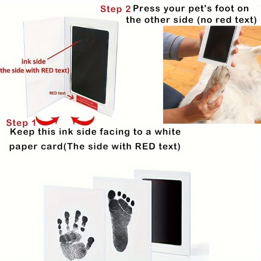 1/2 Set Pet Handprint Footprin - Footprint Ink Kit ulasan dan harga