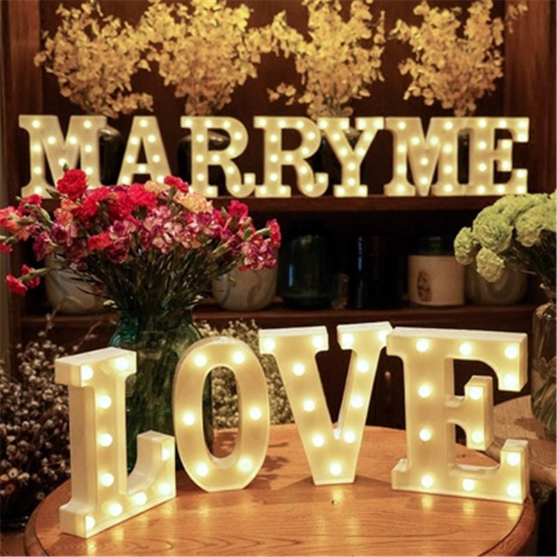Decorative Letters Alphabet Le - Baby Nursery Light ulasan dan harga