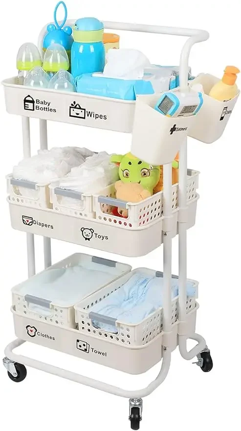 #For Baby Diaper Caddy Organiz - Baby Nursery Cart ulasan dan harga
