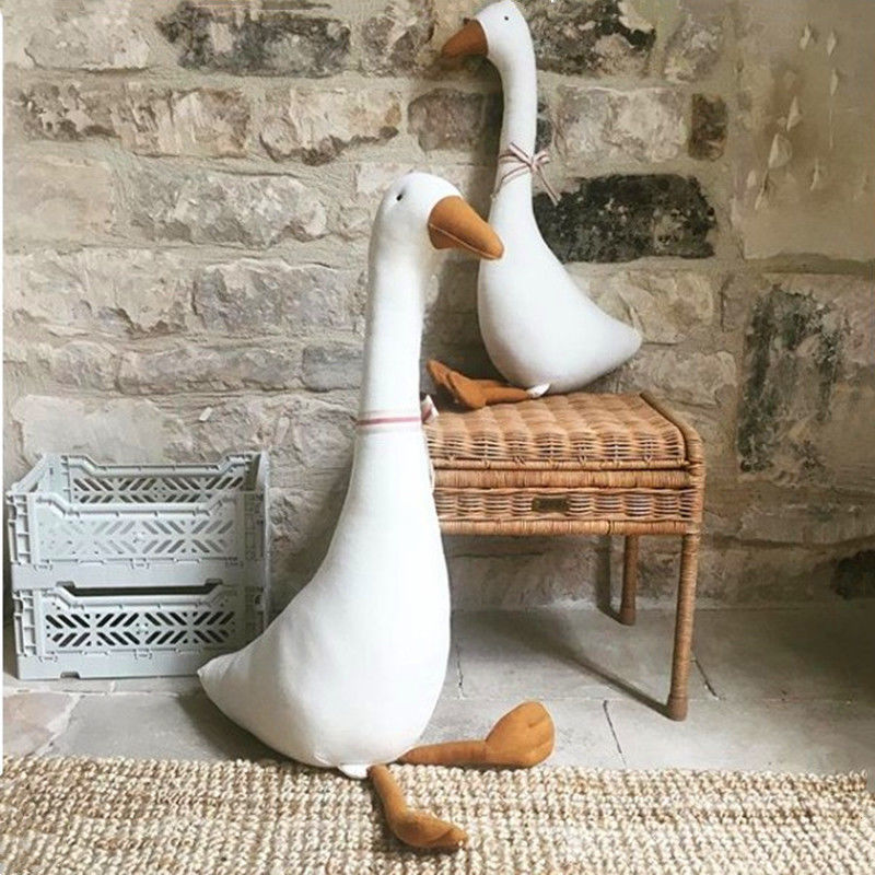 Stylish Cloth Goose Doll - Han - Baby Nursery Fabric ulasan dan harga