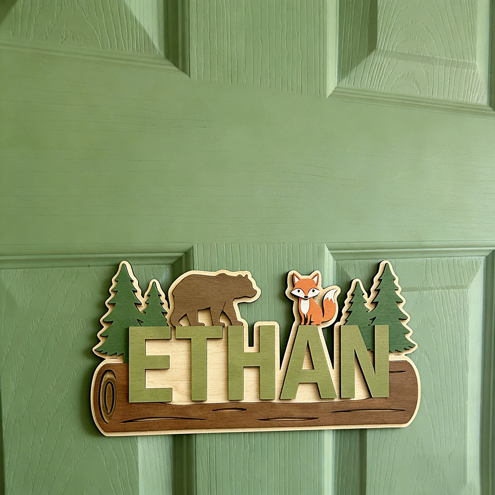 Woodland Forest Animal Persona - Baby Nursery Wall ulasan dan harga