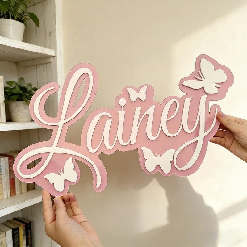 Personalized Baby Name Plaque, - Baby Nursery Wall ulasan dan harga