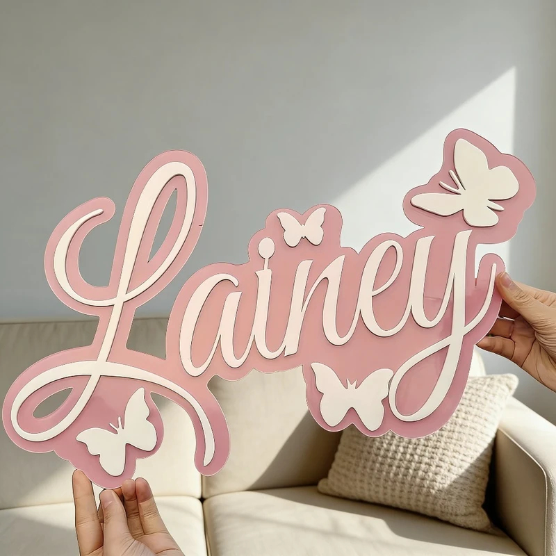 Personalized Baby Name Plaque, - Baby Nursery Wall ulasan dan harga